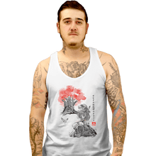 Load image into Gallery viewer, Shirts Tank Top, Unisex / Small / White The Great Deku Sumi-e
