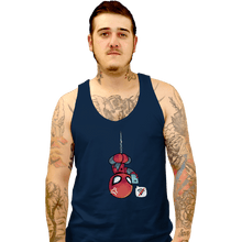 Load image into Gallery viewer, Shirts Tank Top, Unisex / Small / Navy Chibi Spider
