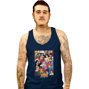 Shirts Tank Top, Unisex / Small / Navy Dark Tournament Clash Of Demons