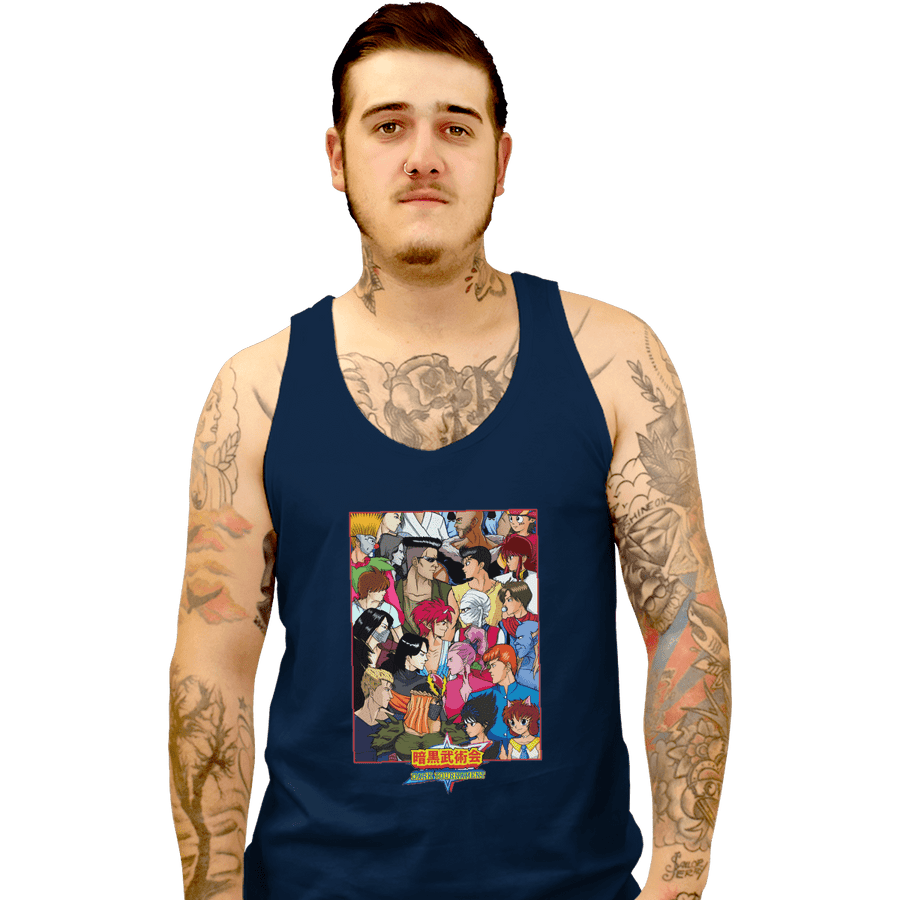 Shirts Tank Top, Unisex / Small / Navy Dark Tournament Clash Of Demons