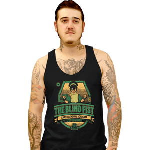 Daily_Deal_Shirts Tank Top, Unisex / Small / Black The Blind Fist