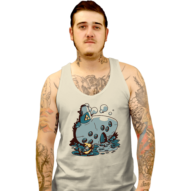 Shirts Tank Top, Unisex / Small / White Ocarina Resting Cabin