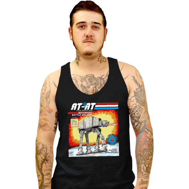 Daily_Deal_Shirts Tank Top, Unisex / Small / Black Real Imperial Hero