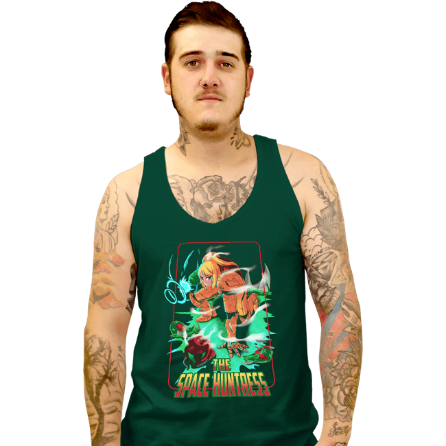 Shirts Tank Top, Unisex / Small / Black The Space Huntress