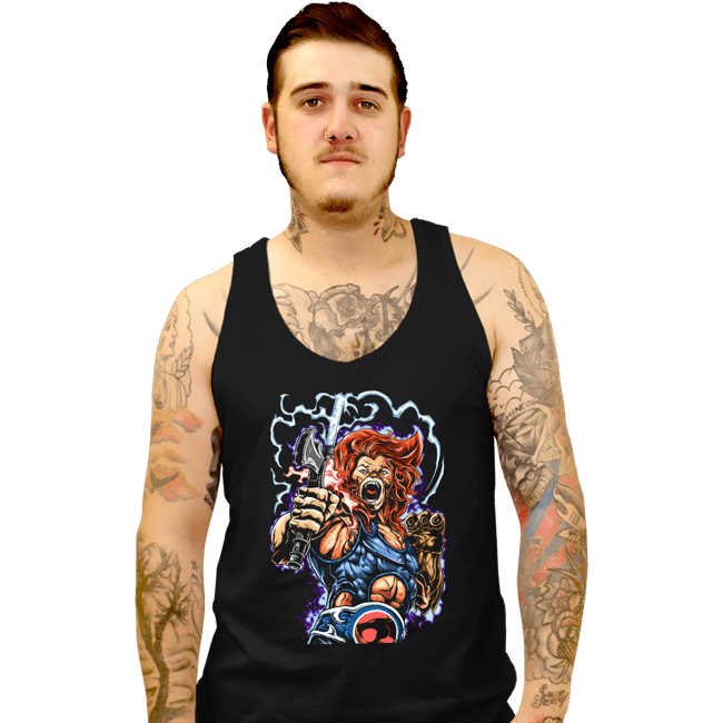 Secret_Shirts Tank Top, Unisex / Small / Black Lion-O