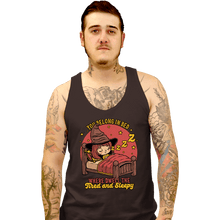 Load image into Gallery viewer, Secret_Shirts Tank Top, Unisex / Small / Black Where Dwell The Sleepy
