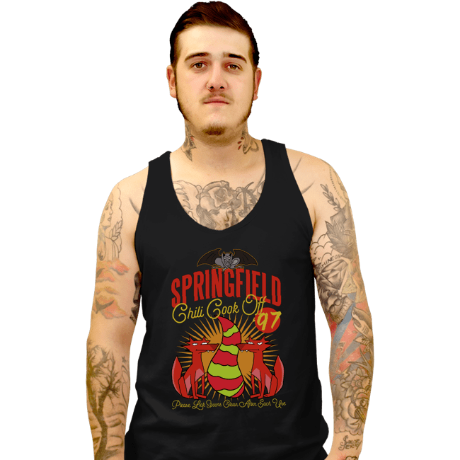 Daily_Deal_Shirts Tank Top, Unisex / Small / Black Chili Cook Off