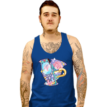Load image into Gallery viewer, Shirts Tank Top, Unisex / Small / Royal Blue Magical Silhouettes - Chip
