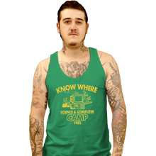 Load image into Gallery viewer, Shirts Tank Top, Unisex / Small / Irish Green Know Where Camp
