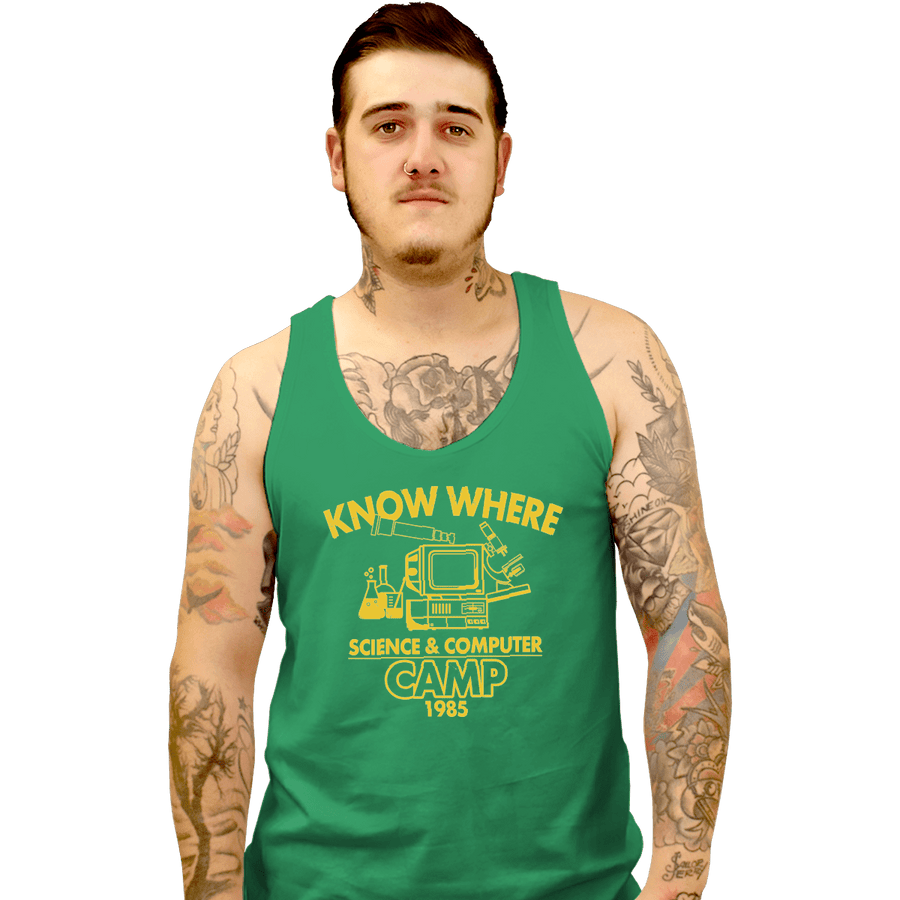 Shirts Tank Top, Unisex / Small / Irish Green Know Where Camp
