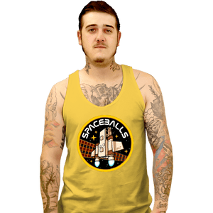 Daily_Deal_Shirts Tank Top, Unisex / Small / Gold Vintage Spaceballs