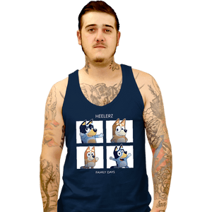 Daily_Deal_Shirts Tank Top, Unisex / Small / Navy Family Days