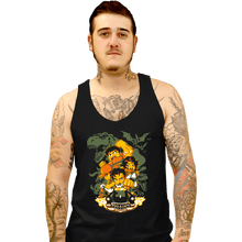 Load image into Gallery viewer, Shirts Tank Top, Unisex / Small / Black Cadillacs and Dinosaurs Heroes

