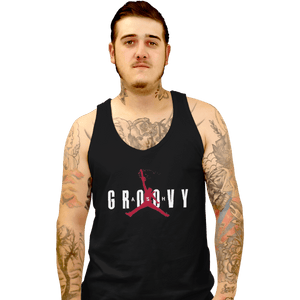 Shirts Tank Top, Unisex / Small / Black Ash Groovy
