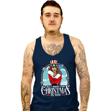 Load image into Gallery viewer, Secret_Shirts Tank Top, Unisex / Small / Navy All I Want For Christmas
