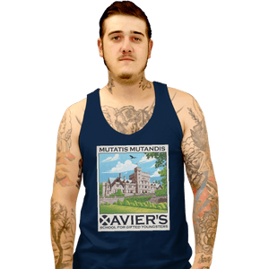 Shirts Tank Top, Unisex / Small / Navy Xavier's School For Gifted Youngsters