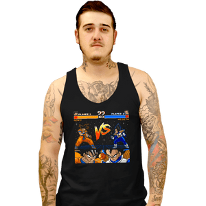 Shirts Tank Top, Unisex / Small / Black Goku VS Vegeta