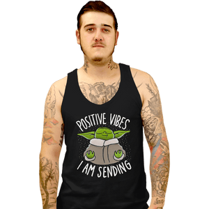 Daily_Deal_Shirts Tank Top, Unisex / Small / Black Positive Vibes