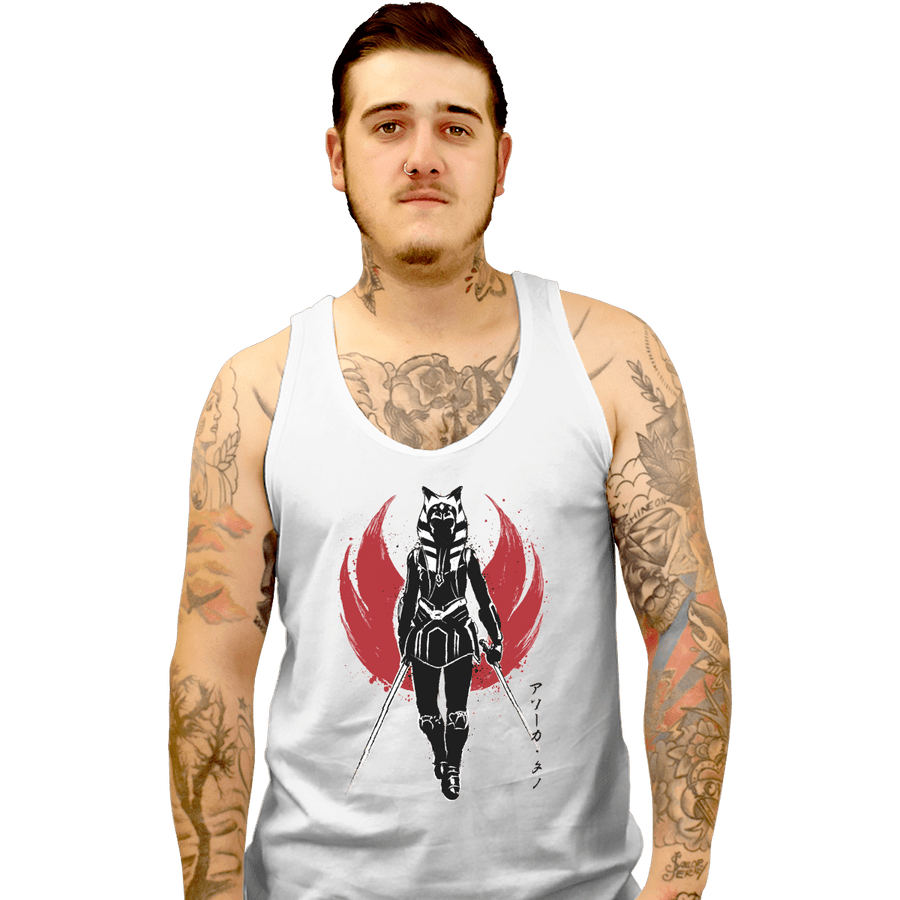 Shirts Tank Top, Unisex / Small / White Fulcrum Sumi-E