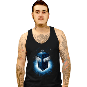 Daily_Deal_Shirts Tank Top, Unisex / Small / Black Time And Relative Dimension In Space