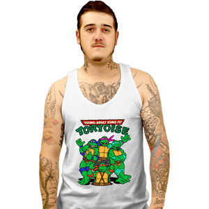 Secret_Shirts Tank Top, Unisex / Small / White Kung Fu Tortoise