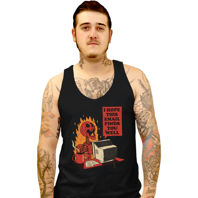 Daily_Deal_Shirts Tank Top, Unisex / Small / Black You Got Mail