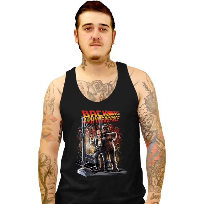 Secret_Shirts Tank Top, Unisex / Small / Black Back To The Hyperspace