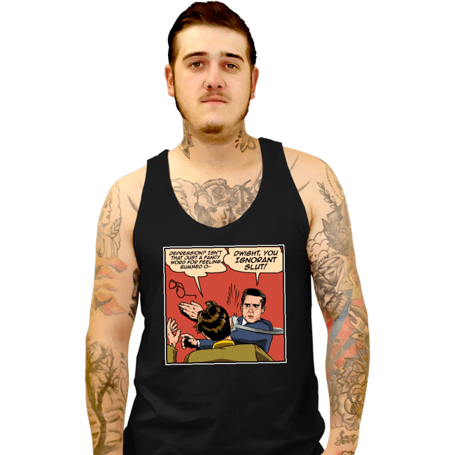 Shirts Tank Top, Unisex / Small / Black Ignorant Slap