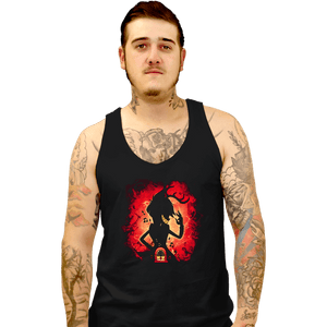 Daily_Deal_Shirts Tank Top, Unisex / Small / Black Deer Demon