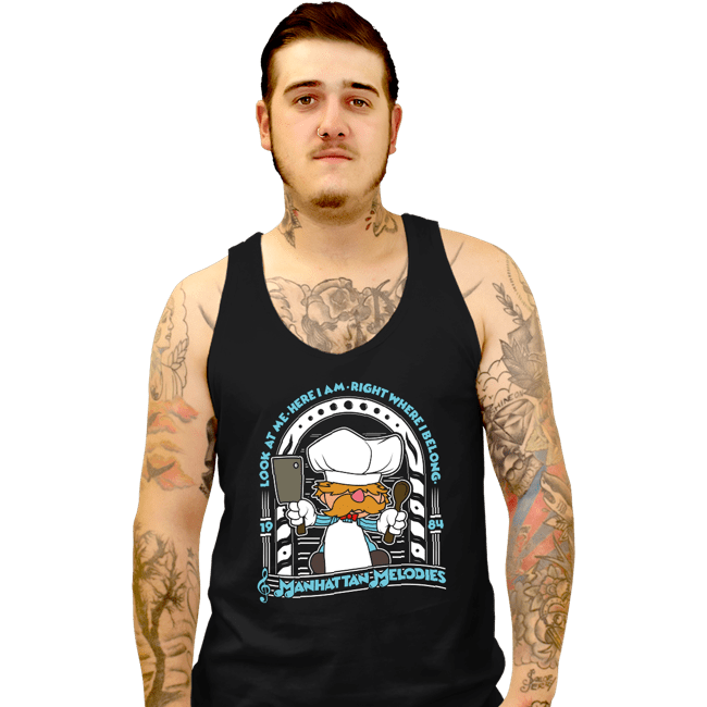 Shirts Tank Top, Unisex / Small / Black Swedish Chef Melodies