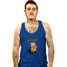 Load image into Gallery viewer, Daily_Deal_Shirts Tank Top, Unisex / Small / Royal Blue Stoner Pig
