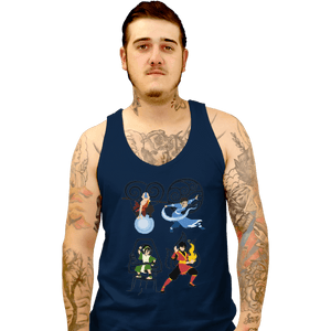 Shirts Tank Top, Unisex / Small / Navy Avatar Elements