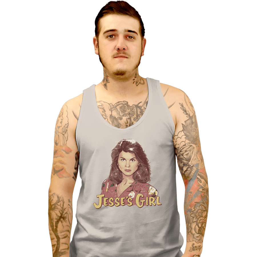 Shirts Tank Top, Unisex / Small / White Jesse's Girl