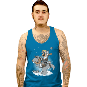Secret_Shirts Tank Top, Unisex / Small / Sapphire Mushroom Kingdom Strikes Back