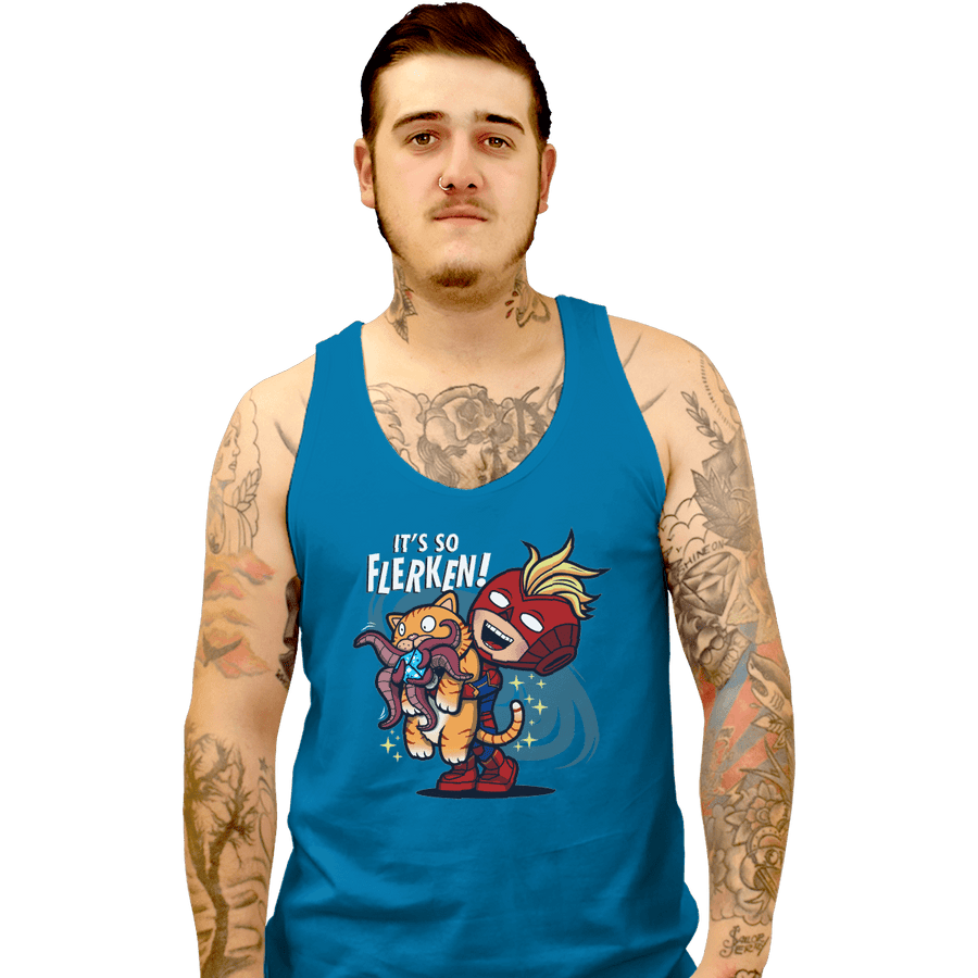 Shirts Tank Top, Unisex / Small / Sapphire It's So Flerken