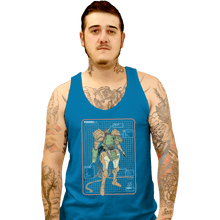 Load image into Gallery viewer, Shirts Tank Top, Unisex / Small / Sapphire Super PowerSuit
