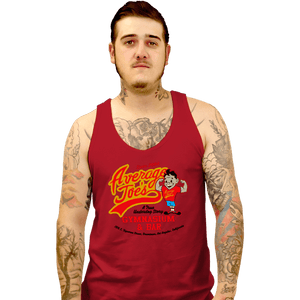 Shirts Tank Top, Unisex / Small / Red Average Joes Gym
