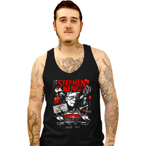 Daily_Deal_Shirts Tank Top, Unisex / Small / Black King Of Horror