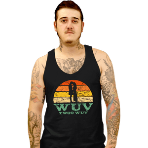 Secret_Shirts Tank Top, Unisex / Small / Black Vintage Wuv