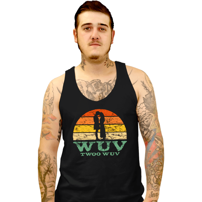 Secret_Shirts Tank Top, Unisex / Small / Black Vintage Wuv