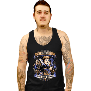 Daily_Deal_Shirts Tank Top, Unisex / Small / Black Villains Unite Evil Queen