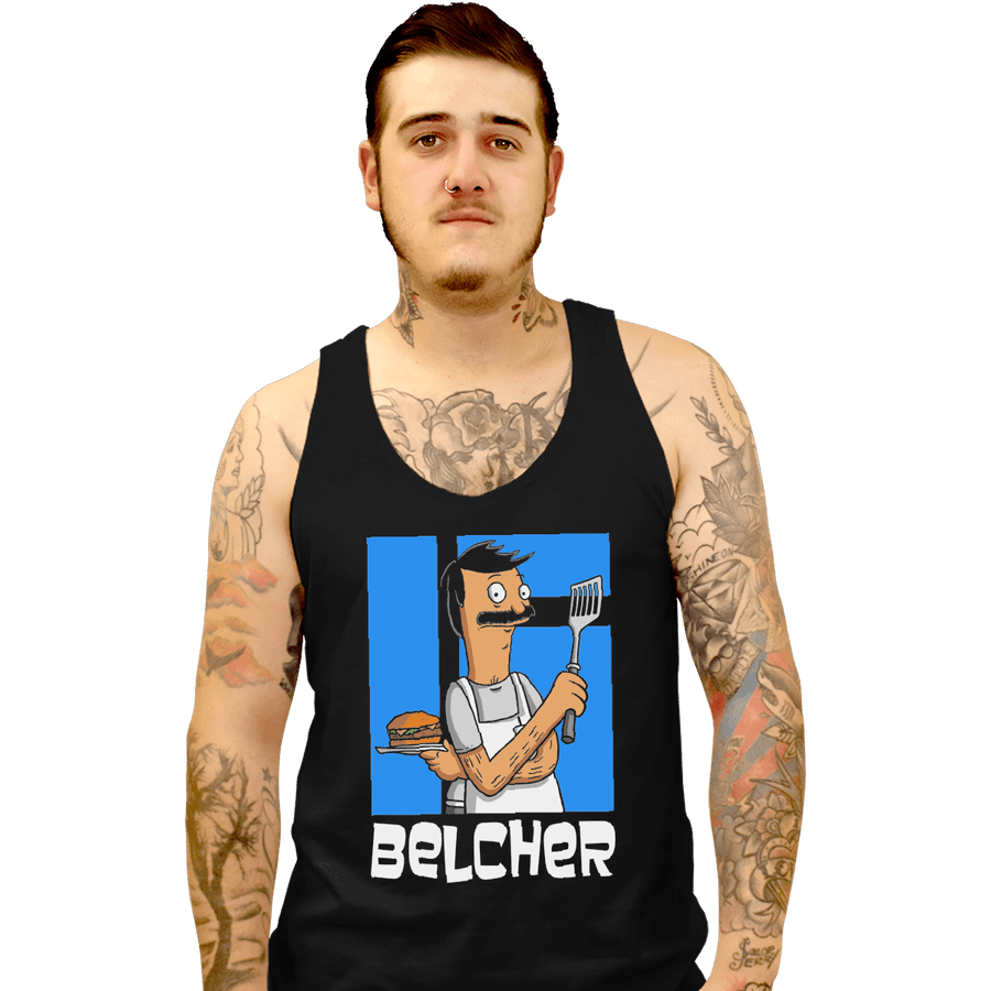 Shirts Tank Top, Unisex / Small / Black Belcher
