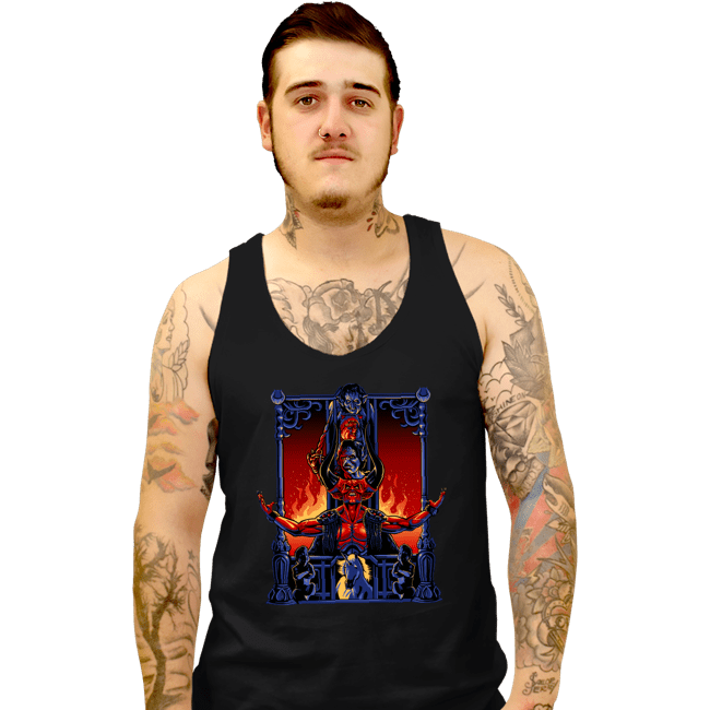 Daily_Deal_Shirts Tank Top, Unisex / Small / Black Enter The Darkness