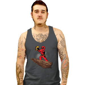 Daily_Deal_Shirts Tank Top, Unisex / Small / Charcoal The Tacos King