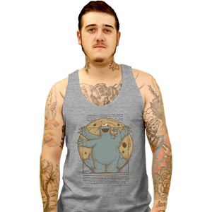 Daily_Deal_Shirts Tank Top, Unisex / Small / Sports Grey Vitruvian Cookie