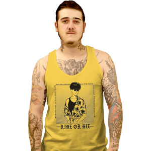 Shirts Tank Top, Unisex / Small / Gold Ride Or Die