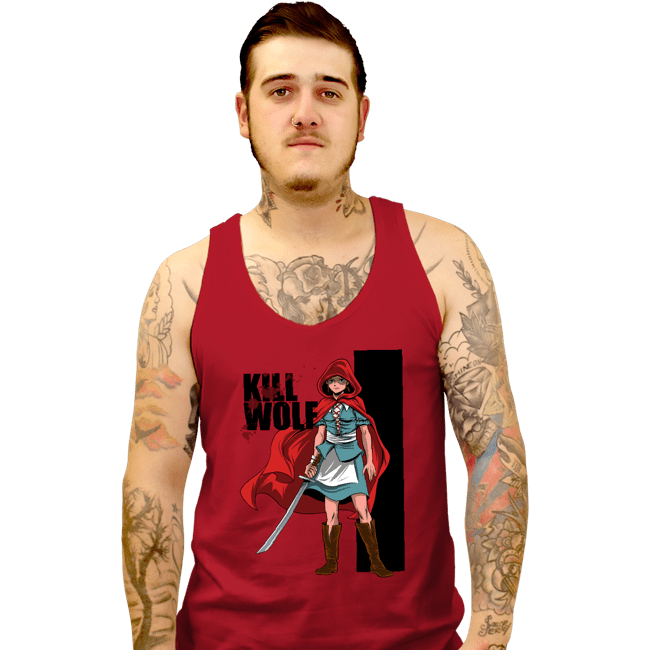 Secret_Shirts Tank Top, Unisex / Small / Red Kill Wolf