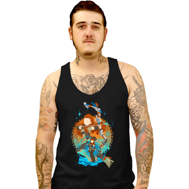 Shirts Tank Top, Unisex / Small / Black Savior From Another World Aloy
