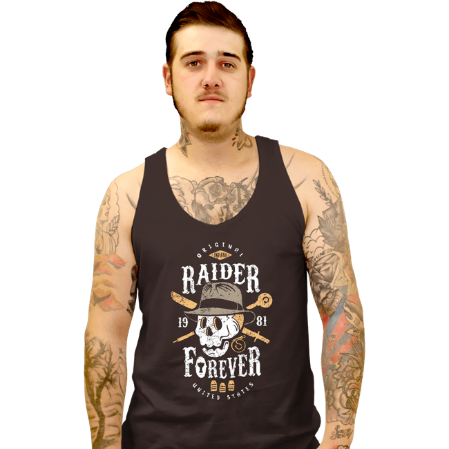 Shirts Tank Top, Unisex / Small / Black Raider Forever