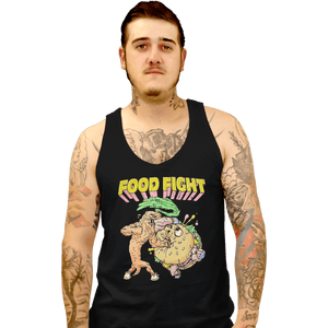 Shirts Tank Top, Unisex / Small / Black Food Fight